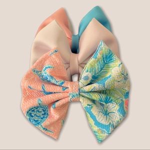 3 hair bow set